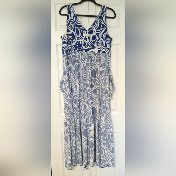 Travel Smith PL Dress Blue& White - Picture 4 of 5